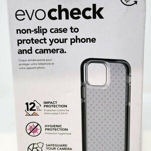 Tech21 Evo Check Case for iPhone 12 / iPhone 12 Pro 6.1" 2020, Flexible Slim Gel